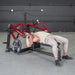 Muscle D Power Leverage V2 Horizontal Chest Press Male Close Grip Start