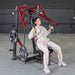 Muscle D Power Leverage V2 Incline Chest Press Female Press Finish