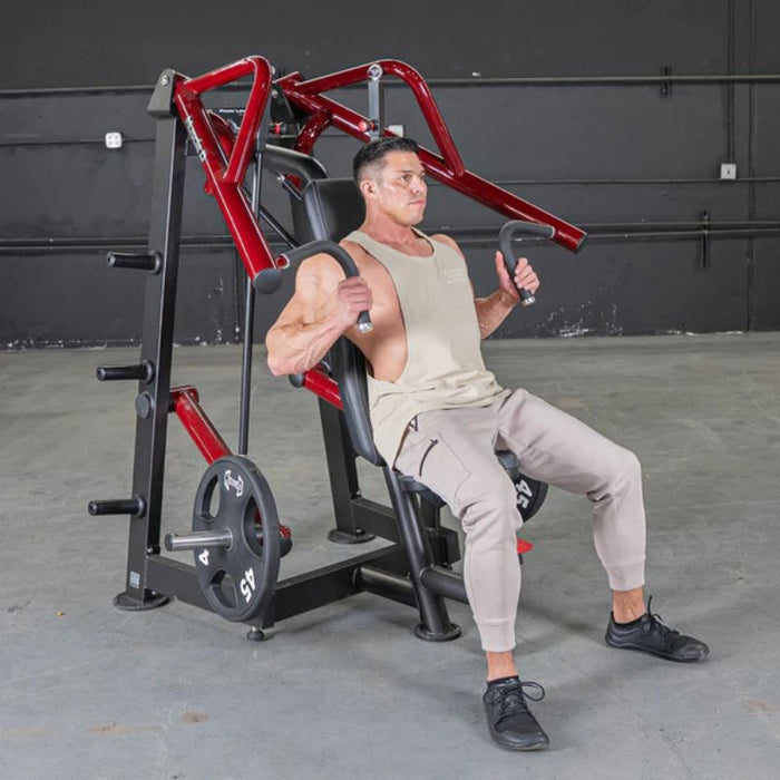 Muscle D Power Leverage V2 Incline Chest Press Male Press Finish