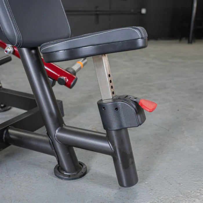 Muscle D Power Leverage V2 Incline Chest Press Seat Height Adjustment