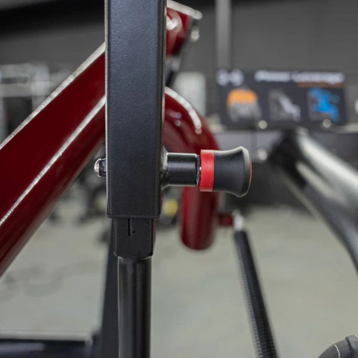 Muscle D Power Leverage V2 Incline Chest Press Side Adjustment Detail