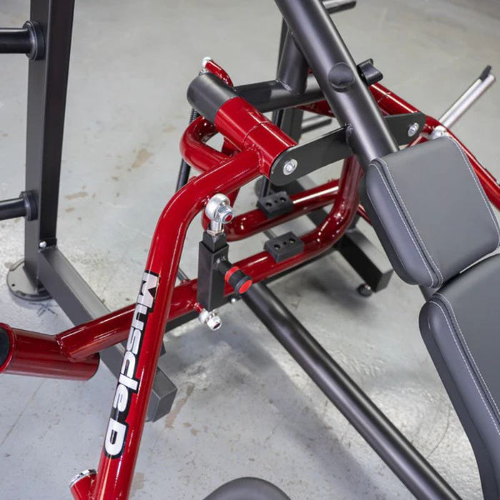 Muscle D Power Leverage V2 Incline Pec Fly Arm Assembly Closeup