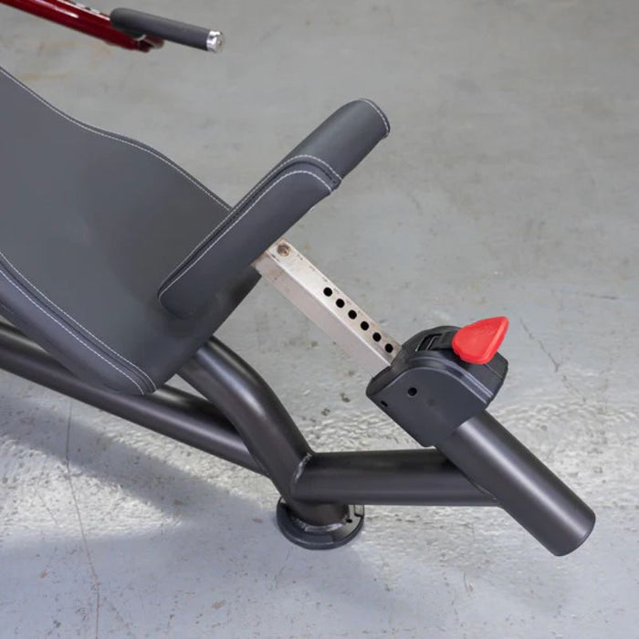 Muscle D Power Leverage V2 Incline Pec Fly Pad Closeup