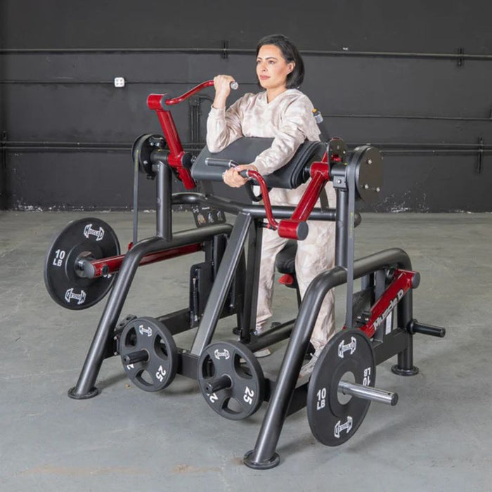 Muscle D Power Leverage V2 Iso Lateral Biceps Preacher Curl female training arms