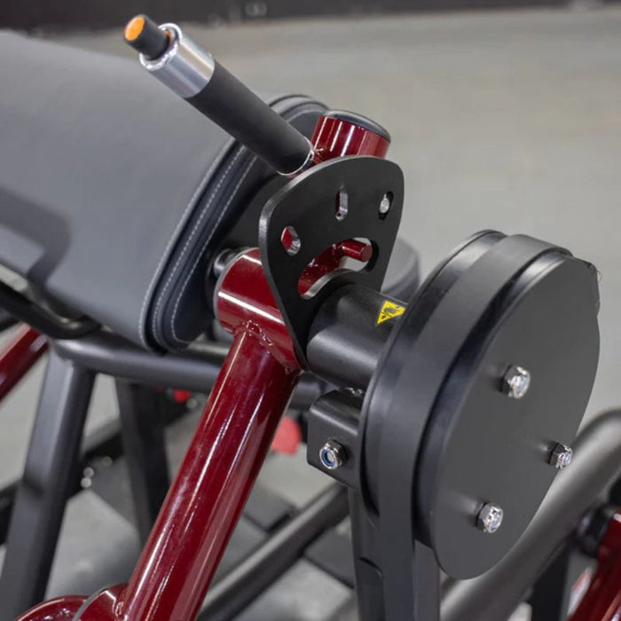 Muscle D Power Leverage V2 Iso Lateral Biceps Preacher Curl handle adjustment mechanism