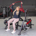 Muscle D Power Leverage V2 Lat Pullover Female Extension Position