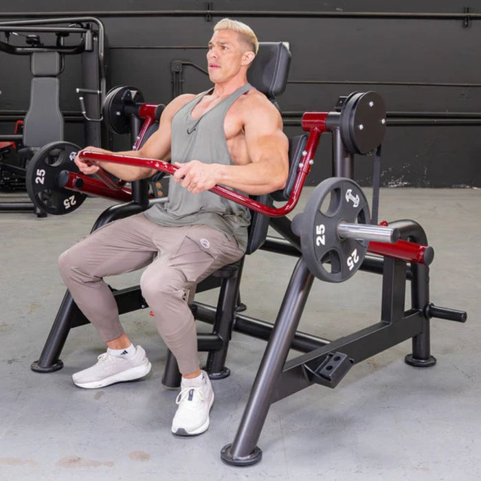 Muscle D Power Leverage V2 Lat Pullover Male Start Position