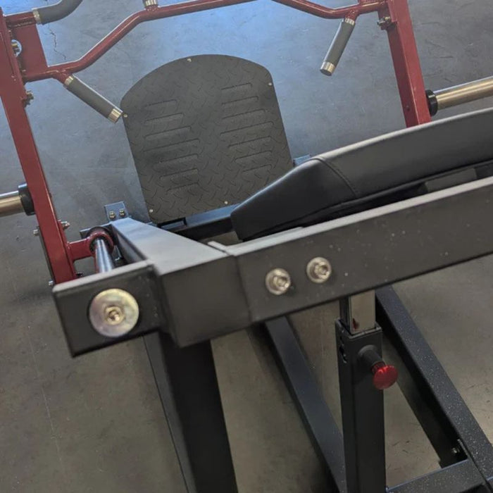 Muscle D Power Leverage V2 Linear Bearing Row frame and footplate