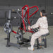 Muscle D Power Leverage V2 Low Row side female athlete angled