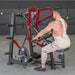 Muscle D Power Leverage V2 Low Row side male athlete contraction