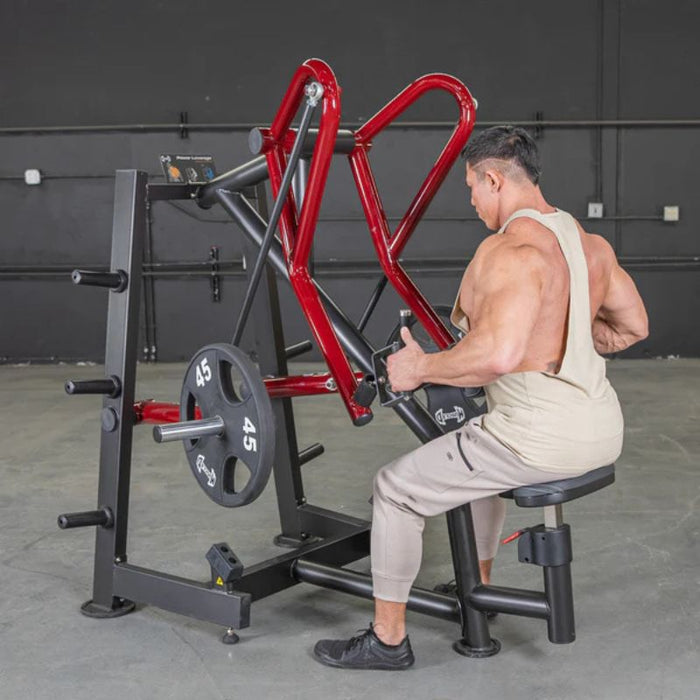 Muscle D Power Leverage V2 Low Row side male athlete fullreach