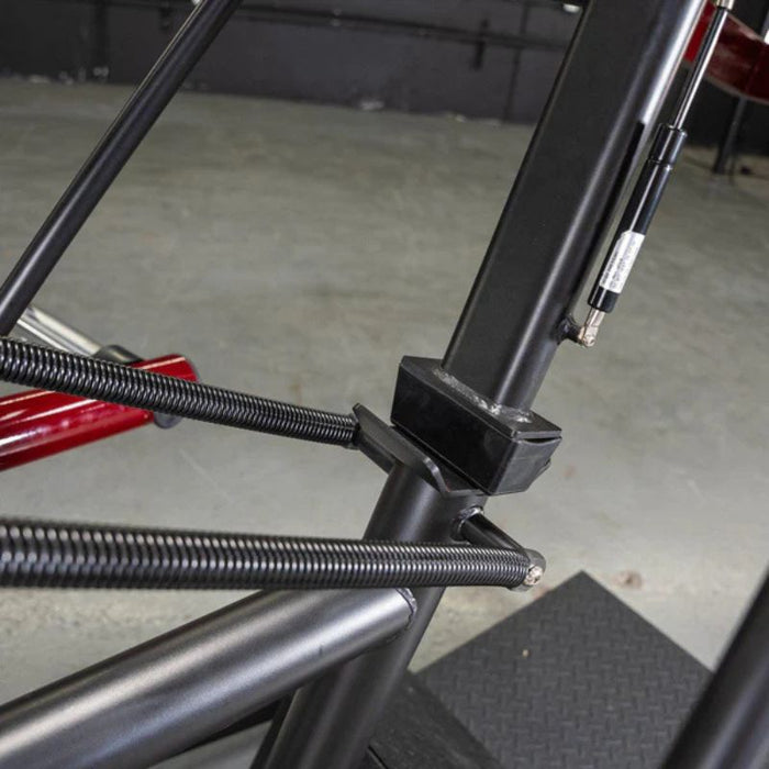 Muscle D Power Leverage V2 Pendulum Squat Frame Springs Detail