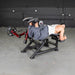 Muscle D Power Leverage V2 Prone Leg Curl Man Performing Exercise
