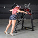 Muscle D Power Leverage V2 Rear Delt female athlete side rear delt fly
