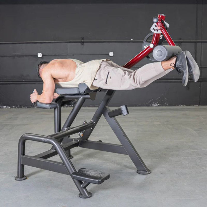 Muscle D Power Leverage V2 Reverse Hyperextension Male User Top Position