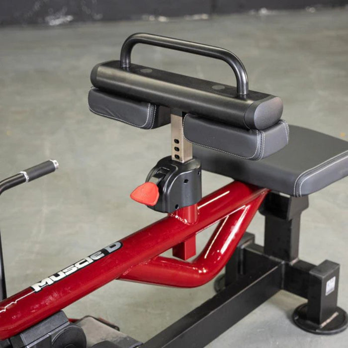 Muscle D Power Leverage V2 Seated Calf Tib pad handle detail