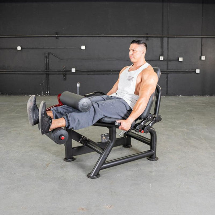Muscle D Power Leverage V2 Seated Leg Curl PL-PV2-SLC Male End Position
