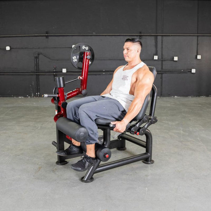 Muscle D Power Leverage V2 Seated Leg Curl PL-PV2-SLC Male Start Position