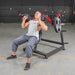 Muscle D Power Leverage V2 Shoulder Press male bottom position