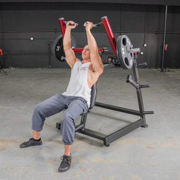 Muscle D Power Leverage V2 Shoulder Press male top position