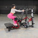 Muscle D Power Leverage V2 Standing Abductor Woman Starting Position