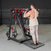 Muscle D Power Leverage V2 Viking Press male demo rear