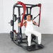 Muscle D Pro Strength Chest Press male press position
