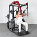 Muscle D Pro Strength Chest Press male start position