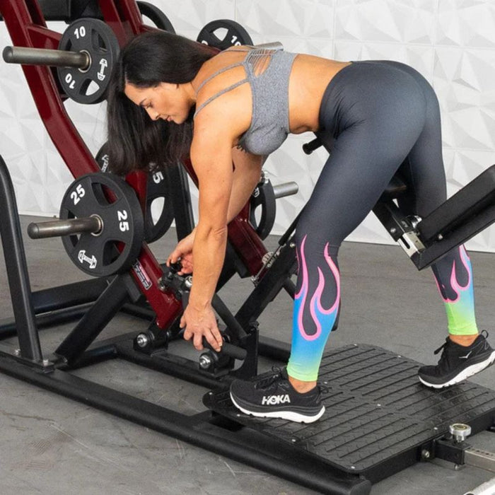 Muscle D Pro Strength Chest Supported Row adjustment closeup