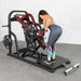 Muscle D Pro Strength Chest Supported Row setup position
