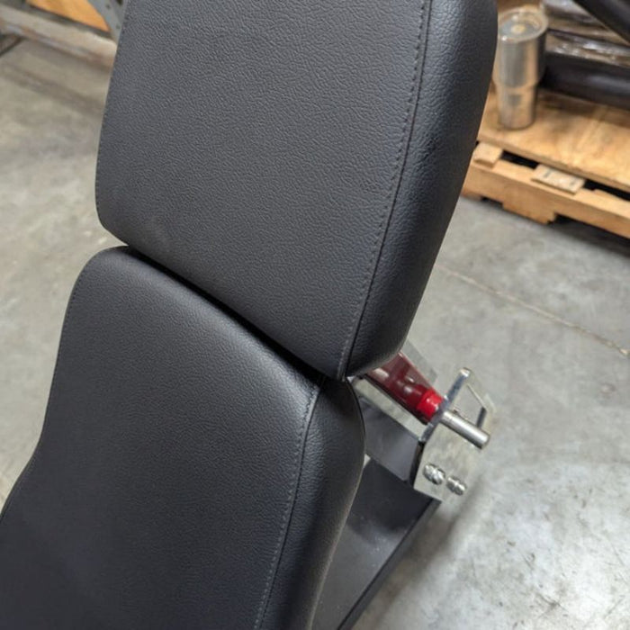 Muscle D Pro Strength Dual Leg Press upholstery closeup