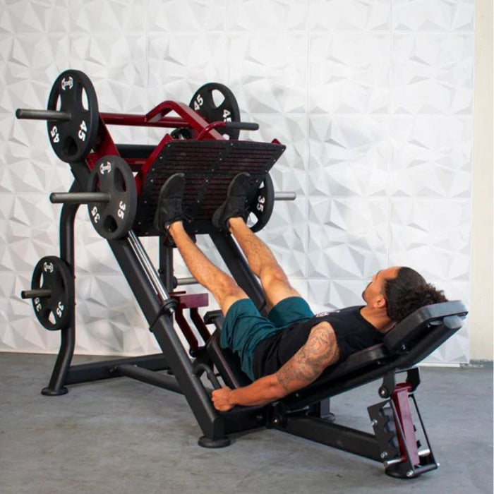Muscle D Pro Strength Leg Press action full extension