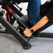 Muscle D Pro Strength Leg Press entry handle grip detail