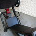 Muscle D Pro Strength Leg Press seat and back pad closeup