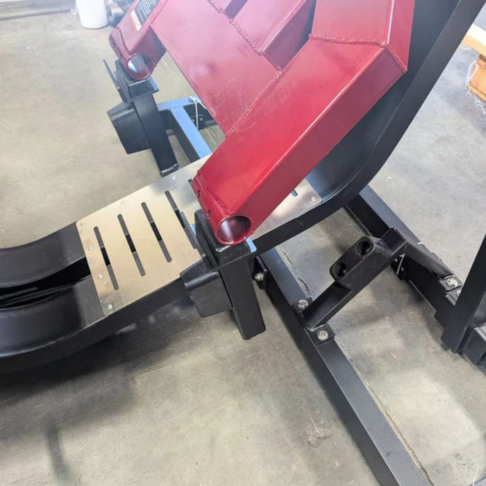 Muscle D Pro Strength Linear Bearing Leg Press carriage rail detail