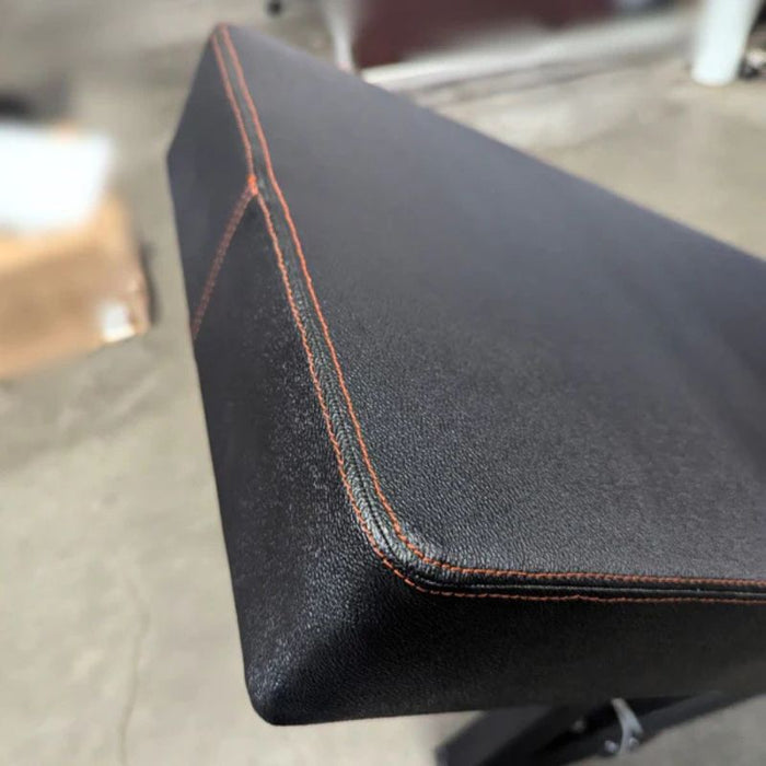 Muscle D Pro Strength Linear Bearing Leg Press upholstery stitching