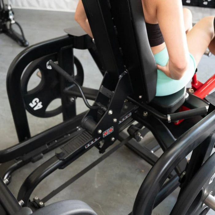 Muscle D Pro Strength Outer Thigh Glute seat adjustment detail