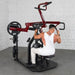 Muscle D Pro Strength Rotary Lat Pull-Down seated back view start