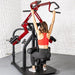 Muscle D Pro Strength Rotary Lat Pull-Down studio rear wide grip