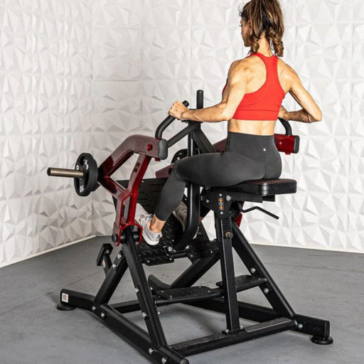 Muscle D Pro Strength Seated Low Row rear action