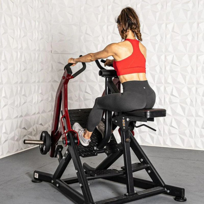 Muscle D Pro Strength Seated Low Row rear extension