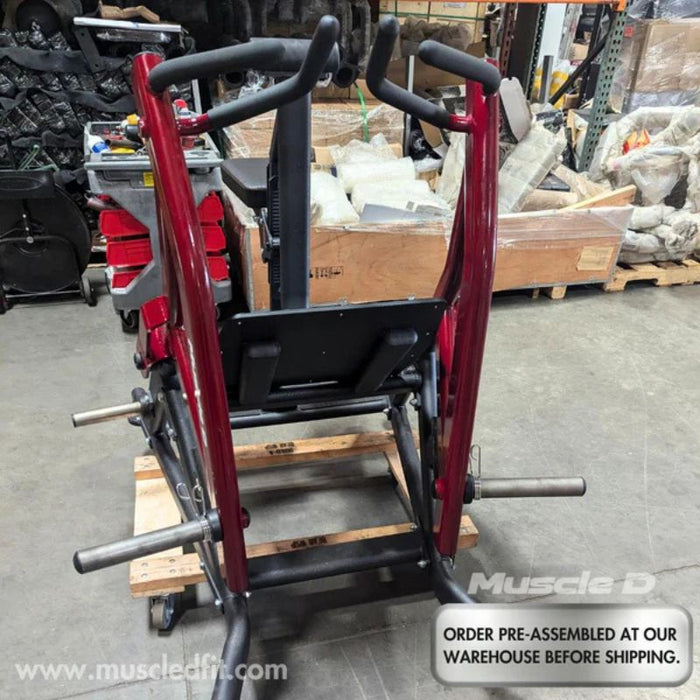 Muscle D Pro Strength Seated Low Row warehouse rear view