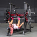 Muscle D Power Leverage V2 Vertical Leg Press PL-PV2-VLP Female Demo Knees Bent