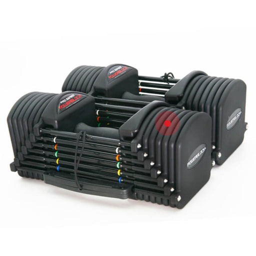 PowerBlock Commercial Pro 32 Adjustable Dumbbell Set Dual Dumbbells