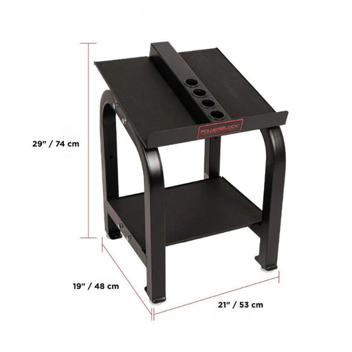 PowerBlock Home Rack Stand with Storage Tray Dimensions
