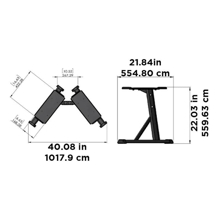 PowerBlock PowerMax Stand Adjustable Dumbbell Rack — Strength Warehouse USA