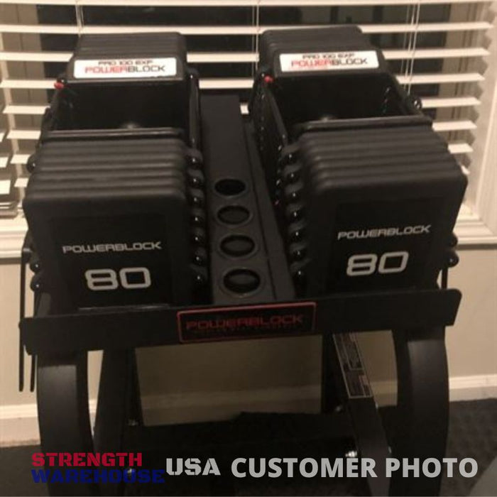 PowerBlock Pro 100 EXP Adjustable Dumbbells — Strength Warehouse USA