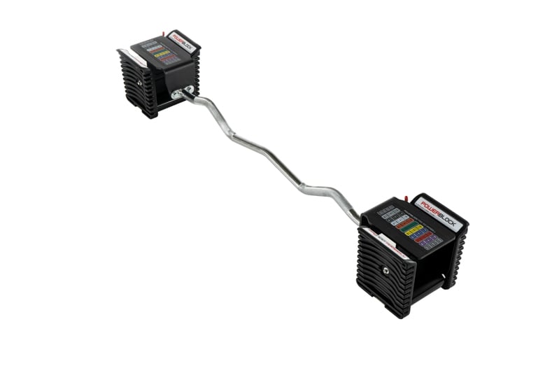 PowerBlock Pro 100 EXP EZ Curl Barbell