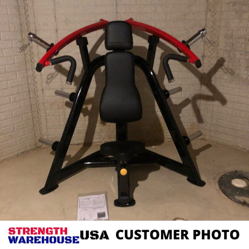 Steelflex PLIP Incline Press Front View - Strength Warehouse Customer Photo 