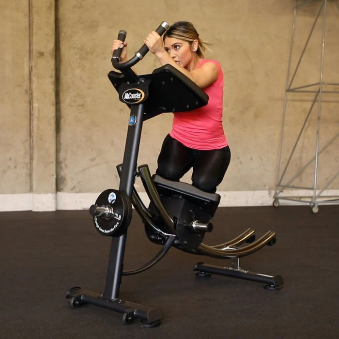 The Abs Company AbCoaster CS1500 athlete kneeling crunch